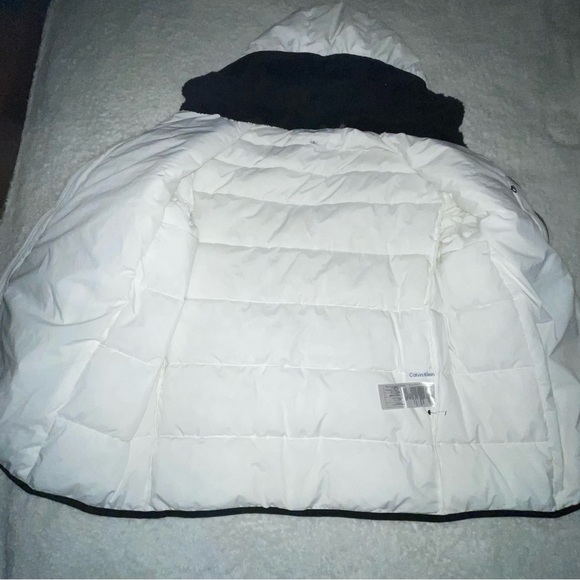 Beautiful never worn mens Calvin Klein jacket (white) size XL jacket - Picture 8 of 11